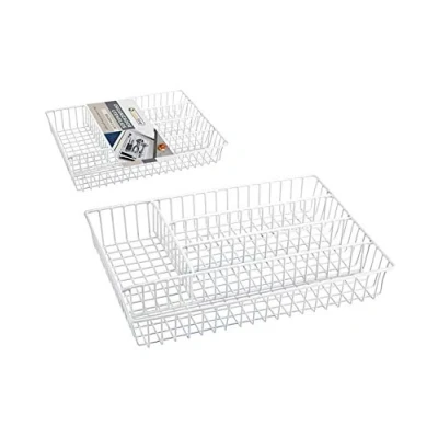 Afbeelding van Multi Functionele Organiser Confortime Metaal Wit (36 x 26 4,5 cm)