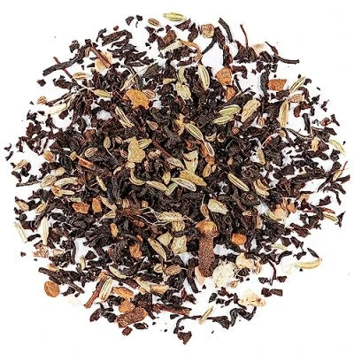 Afbeelding van Masala Chai Bio Zwarte Thee Indiase Gemengd Met Kruiden Losbladige Engelse Stijl Ontbijt