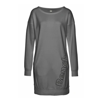 Afbeelding van Bench. Loungewear Sweatjurk met logoprint opzij