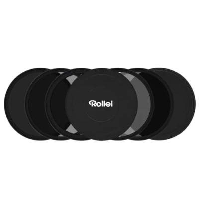 Afbeelding van Rollei F:X Pro magnetische ND circulaire filter set Mark II in 77 mm. magneet filter/grijsfilter bestaande uit CPL, ND8, ND64, ND1000 en basisring ideaal voor langdurige