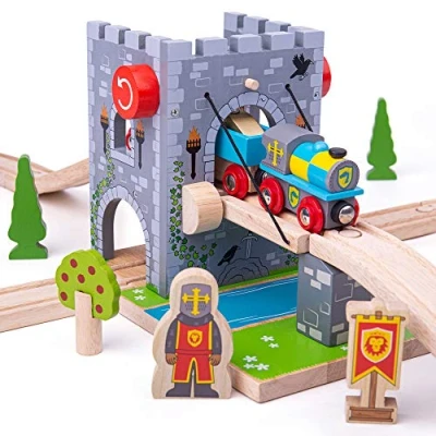 Afbeelding van Bigjigs Drawbridge Bouwset voor kinderen, Maat: One Size, Multi coloured