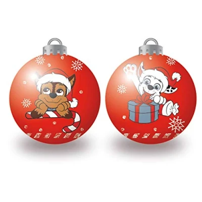 Afbeelding van ARDITEX PW14026 verpakking met 10 kerstballen diameter 6 cm van Nickelodeon Paw Patrol