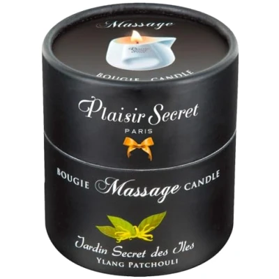 Afbeelding van Plaisirs Secrets Massagekaars Ylang Patchouli 80 ml