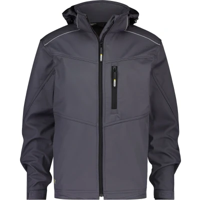 Afbeelding van DASSY® Tavira Softshelljas maat 2XL CEMENTGRIJS