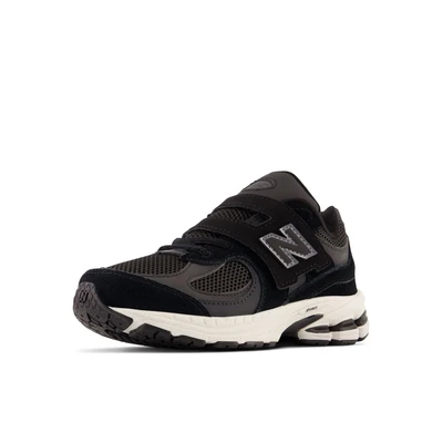 Afbeelding van New Balance PV2002 Unisex Sneakers laag voor kinderen, Maat: 32.5, Black Leer/ synthetisch