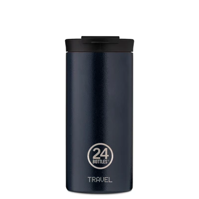 Afbeelding van 24 Bottles Travel Tumbler Deep Blue 600 ml RVS Thermosbeker Duurzaam
