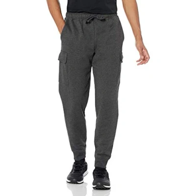 Afbeelding van Amazon Essentials Heren Cargo Fleece Jogger, Charcoal Heather, S