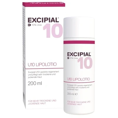 Afbeelding van Galderma Laboratorium Excipial U 10 Lipolotio, per stuk verpakt (1 x 200 ml)