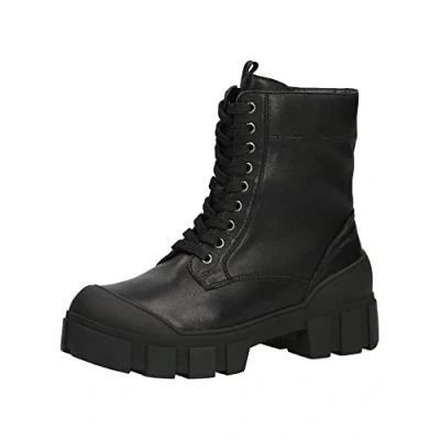 Afbeelding van Caprice Veterboots, Dames, Maat: 39, Black soft Leer