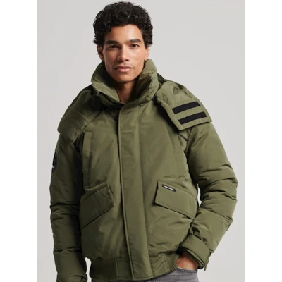 Afbeelding van Superdry Winterjas, Heren, Maat: Small, Washed khaki