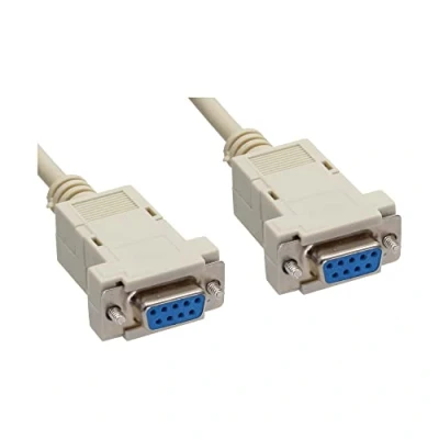 Afbeelding van Seriële RS232 null modemkabel 9 pins SUB D (v) 3 meter