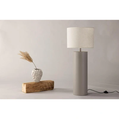 Afbeelding van Svea Enzo ronde vloerlamp ø40 grijs Metaal