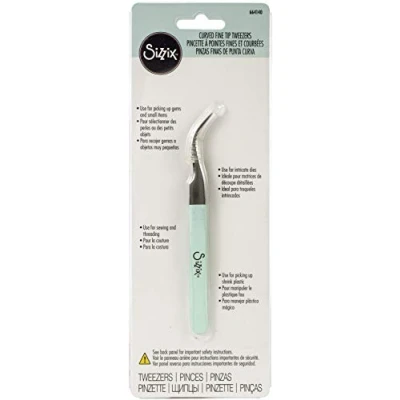 Afbeelding van Sizzix Accessory Curved Fine Tip Tweezers 664140 (08 19)
