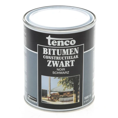 Afbeelding van Tenco Bitumen Constructielak Zwart 1 liter