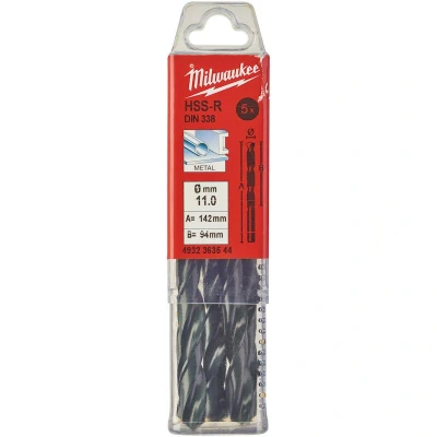 Afbeelding van Metaalboor Hss R 11 X 142 Mm (5 Stuks)