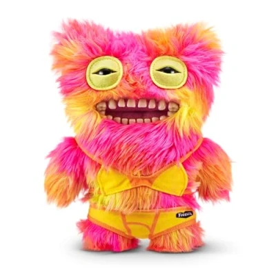 Afbeelding van Fuggler Vacay Vibes by ZURU, Grappig Lelijk Monster, Plush, Collectible, Toy (Mr Buttons Multi)
