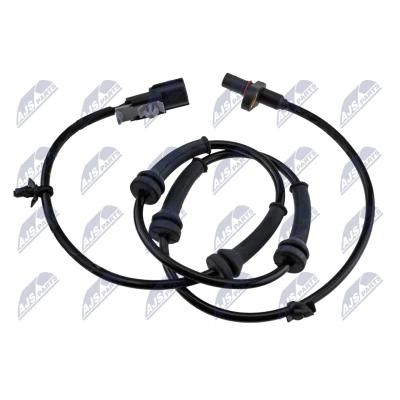 Afbeelding van NTY HCA NS 183 ABS sensor Achteras links, rechts met kabel voor voertuigen Actieve 2 polig NISSAN: Qashqai II (J11) 1.5 dCi