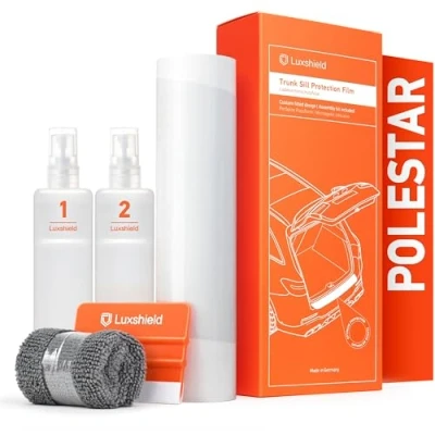 Afbeelding van Luxshield Bumperbescherming folie voor Polestar 2 I 2020 2024: bumperbescherming, krasbescherming, lakbeschermingsfolie transparant