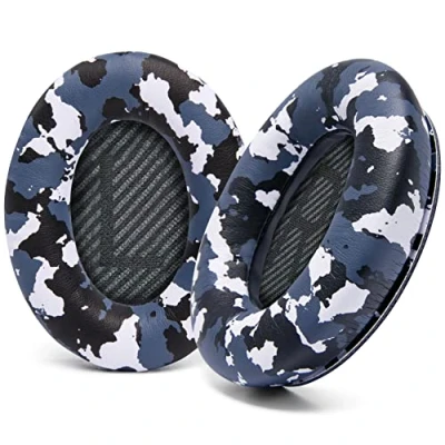 Afbeelding van WC Wicked Cushions Vervangende Oorkussens Compatibel met Bose QuietComfort 35 (QC35) &amp; 35ii (QC35ii) Hoofdtelefoons Meer Verbeterd Comfort Duurzaamheid (Snow Camo)