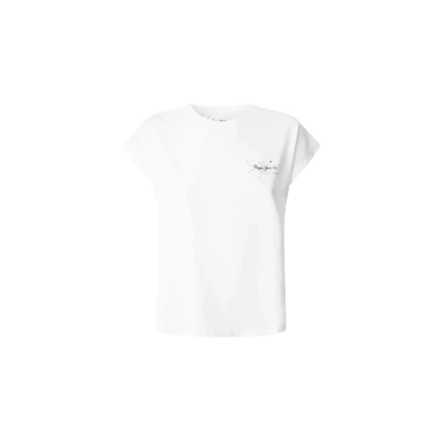Afbeelding van Pepe Jeans Lorena Tshirt print, Dames, Maat: Small, White