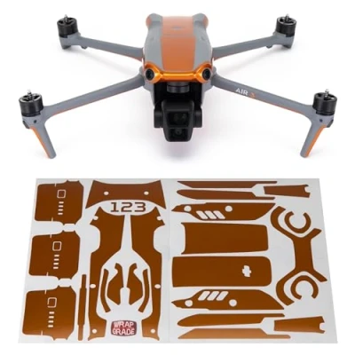 Afbeelding van WRAPGRADE Skin Compatibel met DJI Air 3 Accent Color (BUTTERFLY COPPER)