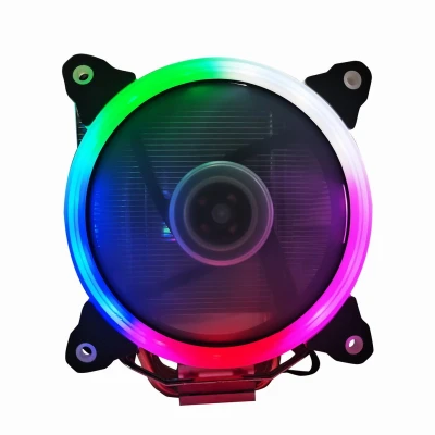 Afbeelding van Gembird CPU HURACAN ARGB X130 koelsysteem voor computers Processor Luchtkoeler 12 cm Zwart, Wit