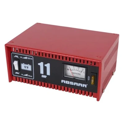 Afbeelding van Absaar 77906 acculader werkplaatsoplader 11A 12V, voor 25 Ah 120 batterijen, rood/zwart