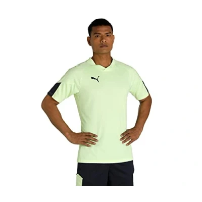 Afbeelding van Puma Individualfinal Tshirt basic Fizzy light parisian, Heren, Maat: Large, parisian