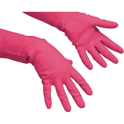 Afbeelding van Vileda handschoenen Multi Purpose, latex, large, rood