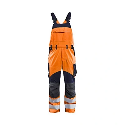 Afbeelding van Blaklader Multinorm inherent bretelbroek 2889 1513 High Vis Oranje/Marineblauw