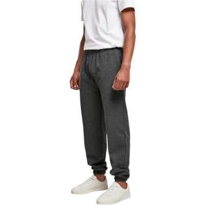 Afbeelding van Basic Sweatpants Joggingsbroek met steekzakken Charcoal M