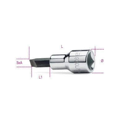 Afbeelding van Beta Schroevendraaier doppen voor sleufschroeven 920LP 1,2X8 009200454
