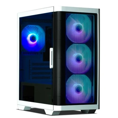 Afbeelding van ATX Semi toren doos Zalman M4 Wit Zwart