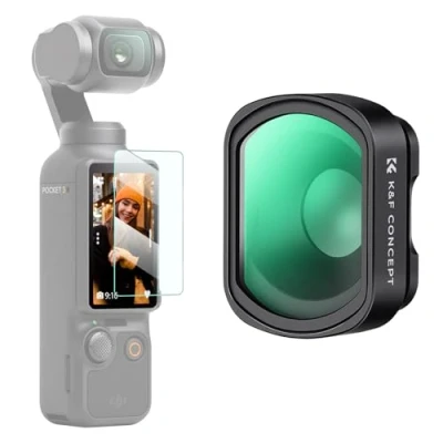 Afbeelding van K&amp;F Concept Osmo Pocket 3 Magnetisch Macro Lensfilter, 10X Close Up Macrolens compatibel met DJI