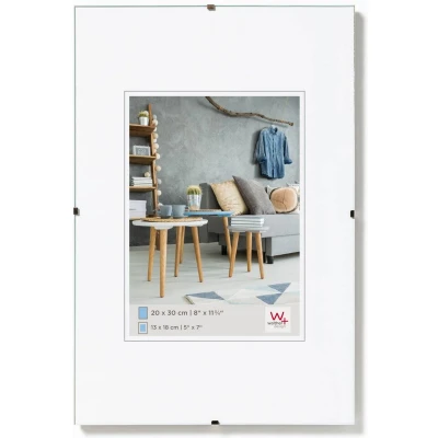 Afbeelding van walther design fotolijst ontspiegeld glas 30 x 40 cm frameloze fotohouder RB040A