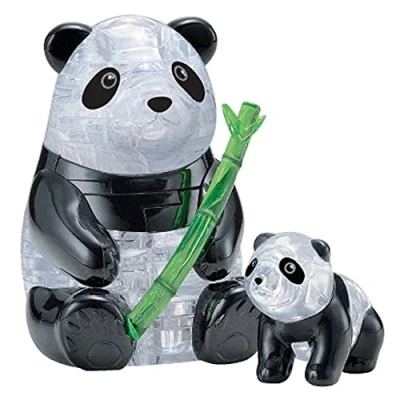 Afbeelding van Crystal Puzzle Pandapaar 51 Teile