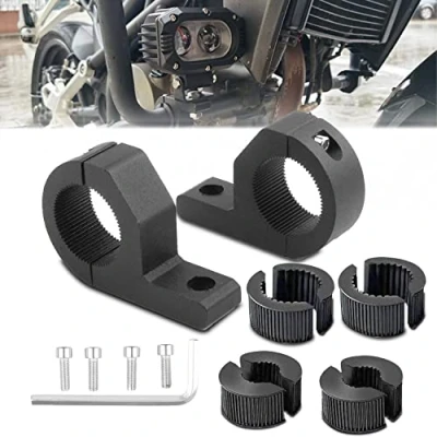 Afbeelding van SKUNTUGUANG Universele werklamphouder, buisklem, 25 30 mm, ideaal voor de bevestiging van mistlicht, geschikt frontbeschermbeugel, terreinwagen, auto, vrachtwagen, motorfiets