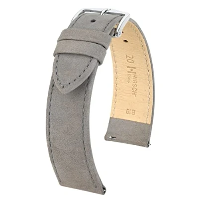 Afbeelding van HIRSCH Uniseks horlogeband nubuckleer model Osiris 22 mm, Riemen.