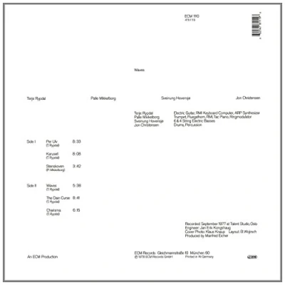 Afbeelding van Terje Rypdal Waves (LP)