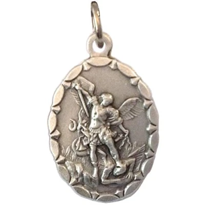 Afbeelding van SAINT MICHAEL DE AARTSENGEL MEDAAL PATRON HEILIGE MEDALEN 100% GEMAAKT IN ITALIË, Messing