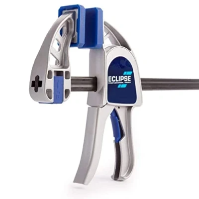 Afbeelding van Eclipse Tools EOHBC6 HD Heavy Duty One Handed Bar Klem, Blauw/Zilver/Zwart, 6 Inch