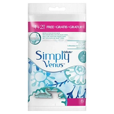 Afbeelding van Gillette Venus Wegwerpmesjes Simply 6 stuks