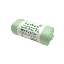Afbeelding van Biomat Wastebag Compostable 15/20 Liter, 26 stuks