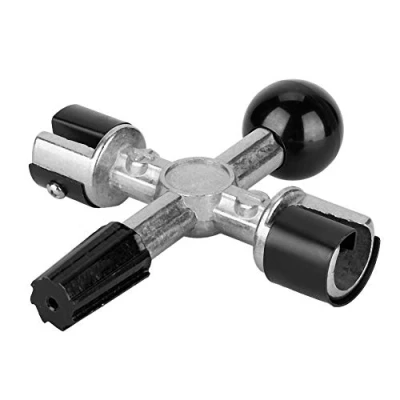 Afbeelding van Suuonee Battery terminal Cleaner, 4 weg accu reinigingsreiniger, schraper, tool cleaner auto accessoires