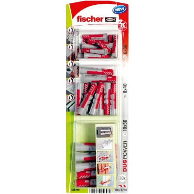 Afbeelding van Fischer DuoPower 6,8,10 K NV Universele pluggen 536248 1 set(s)