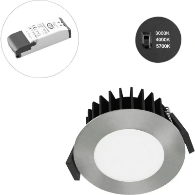 Afbeelding van EVN L54N071325 Lichttechnik LED inbouwlamp vast ingebouwd 7 W Chroom