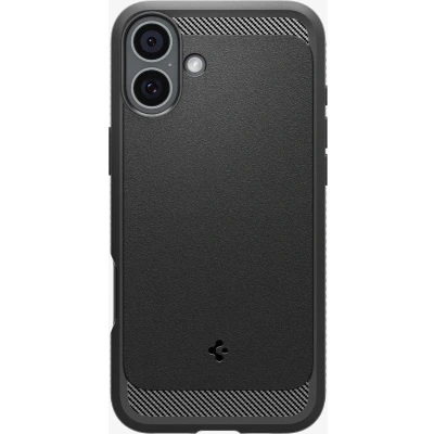 Afbeelding van Spigen Rugged Armor MagFit Case voor iPhone 16 Plus, Compatibel met MagSafe accessories hoesje Zwart