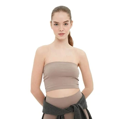 Afbeelding van Trendyol TWOAW20BS0018 Volwassenen Vrouwen single Nerts XS/S
