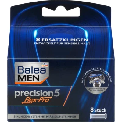 Afbeelding van Balea MEN scheermesjes precision5 Flex Pro, 8 stuks