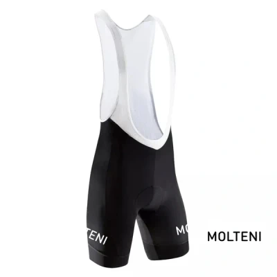 Afbeelding van Retro Wielerbroek Molteni REDTED Zwart 3XL